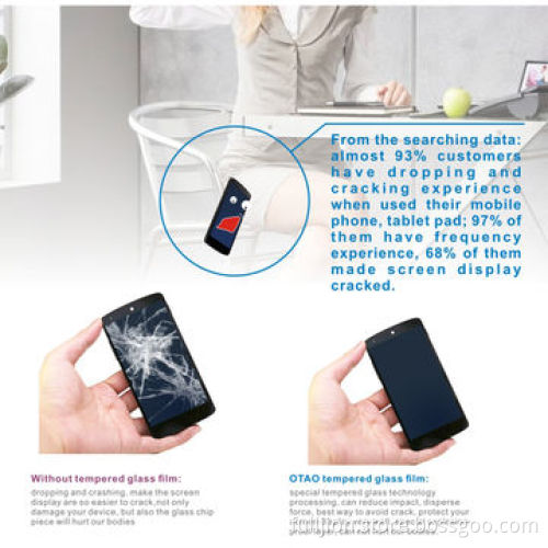 0.33mm 2.5D Curved Edge Anti-crack Tempered-glass Screen Protector for Lg Nexus5